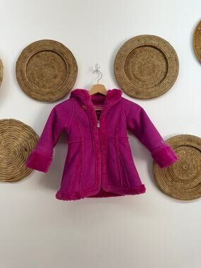 Vintage Y2K 2000s Hemisphere Pink Winter Coat Girls 4T